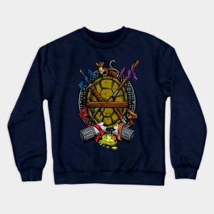 Turtle Family Crest Crewneck Sweatshirt